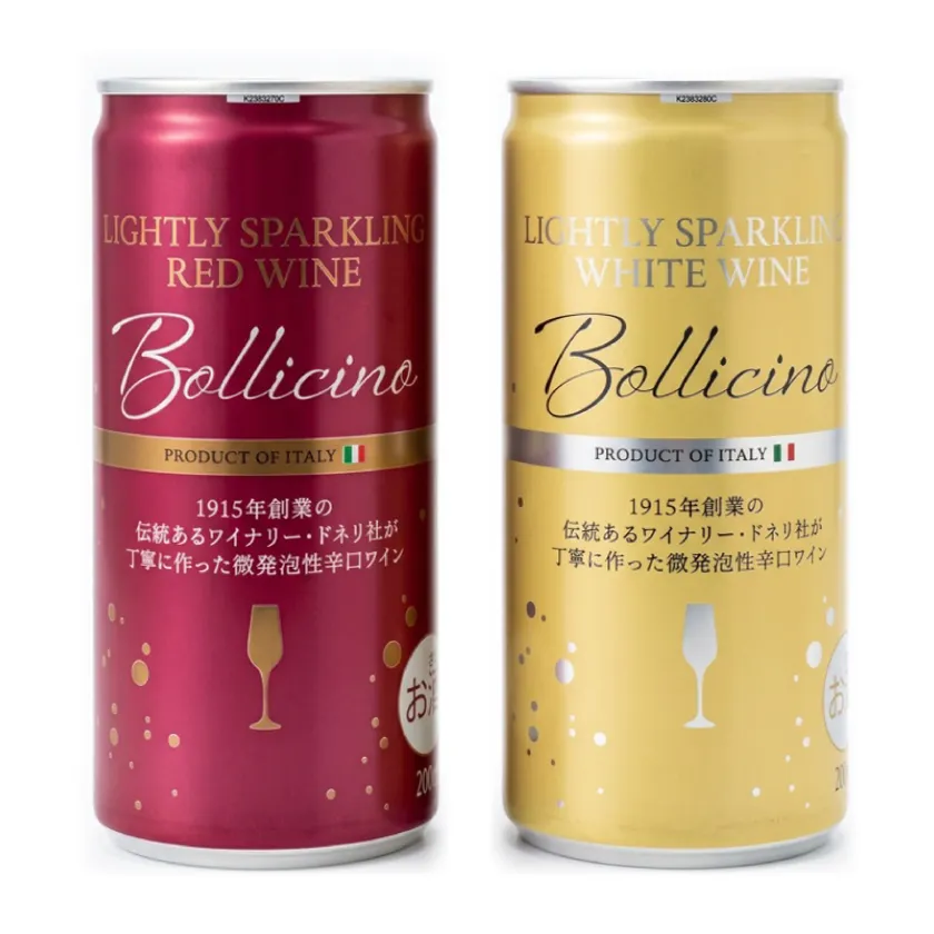 本格イタリア缶ワイン「ボッリチーノ」新デザイン
