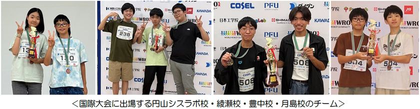 【STEAM教育のプログラボ教育事業運営委員会】
国際ロボットコンテスト
『WRO2026国際大会 in プエルトリコ』に
4チームが出場決定！