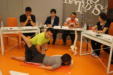 Dr.ストレッチの手技披露