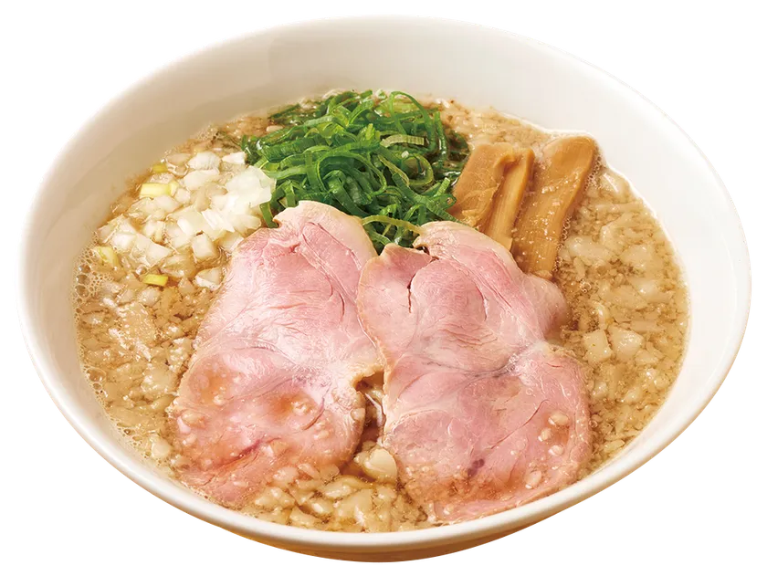 背脂煮干そば