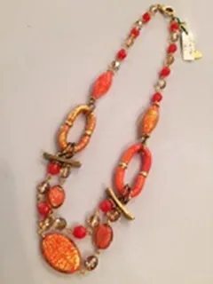 ヴェネツィアンビーズ ネックレス