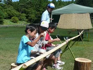 流しそうめん体験