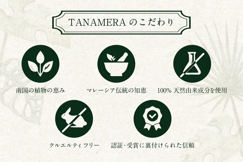 TANAMERAのこだわり