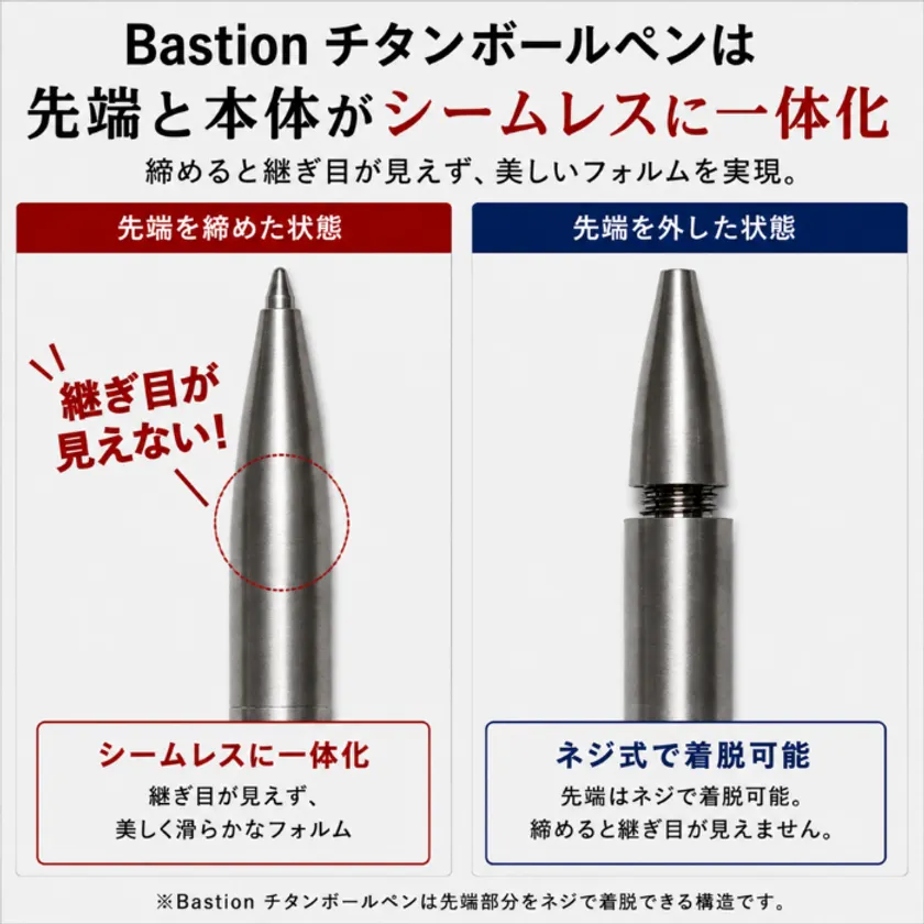 継ぎ目が見えない