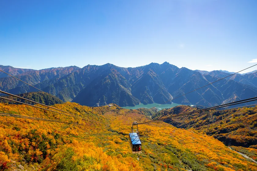 立山ロープウェイと紅葉(2025年10月)(2)