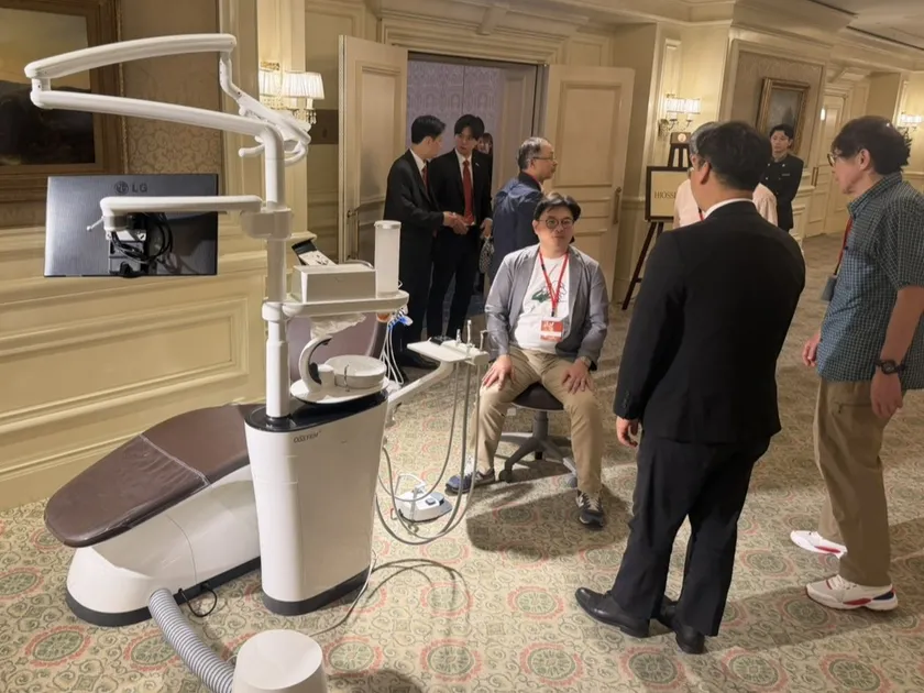 ユニットチェアの展示風景