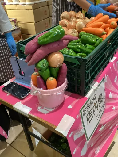 季節のお野菜バケツ盛り放題1