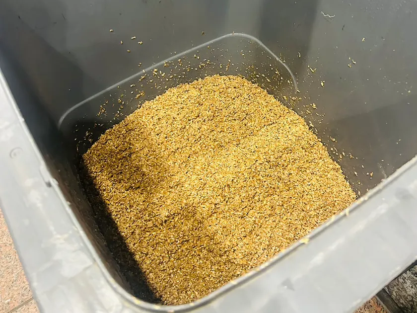ビール製造時に発生するモルト粕(2)