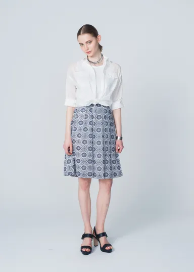 ミュルーズプリントスカート