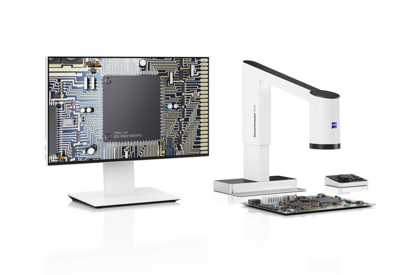 産業用検査向け高画質デジタル顕微鏡
Smartzoom 100なら導入を簡素化　
多用途に現場で使える高効率ビジュアル検査を実現