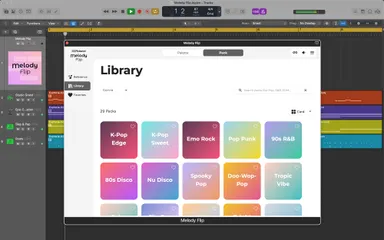 『Melody Flip』DAWでの使用画面イメージ