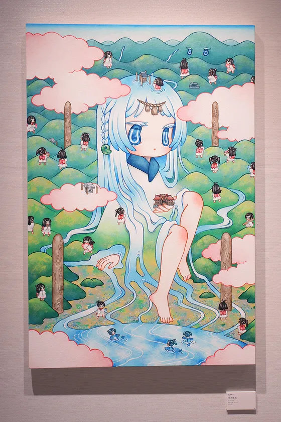 展示作品《水の巡り》
