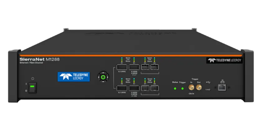 SierraNet M1288 イーサネットおよびファイバー チャネル テスト プラットフォーム