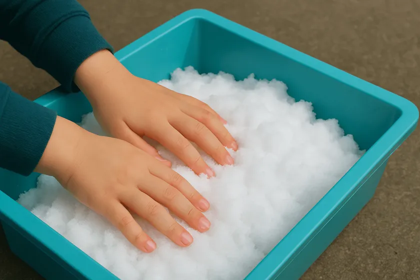 【溶けない雪体験　イメージ画像】
