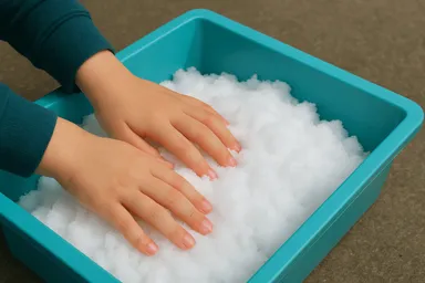 【溶けない雪体験　イメージ画像】