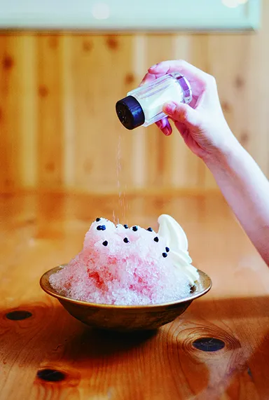 塩をかけて食べるとおいしさアップ