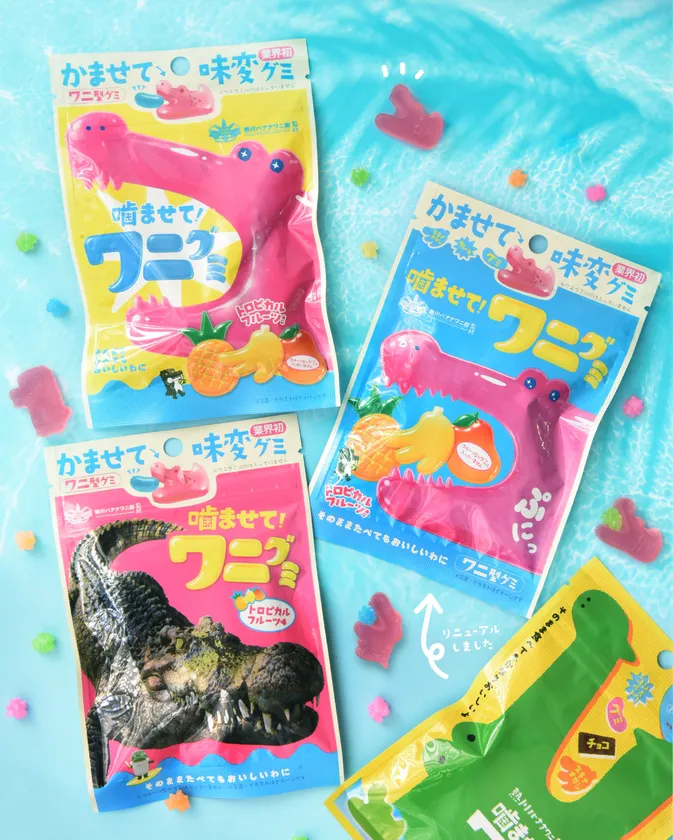 噛ませて!ワニグミ トロピカルフルーツあじ(2)