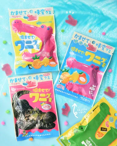 噛ませて！ワニグミ　トロピカルフルーツあじ(2)