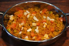 デイリーカレーの一例：キーマ・マタル
