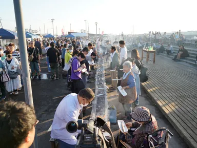 煙を浴びても大丈夫な服装でお越しください