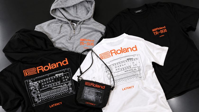 ローランドとLATENCYのコラボによるアパレルを発売