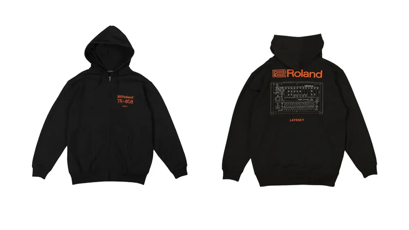 LATENCY × Roland Hoodie(BLACK)
