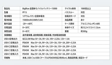 製品仕様