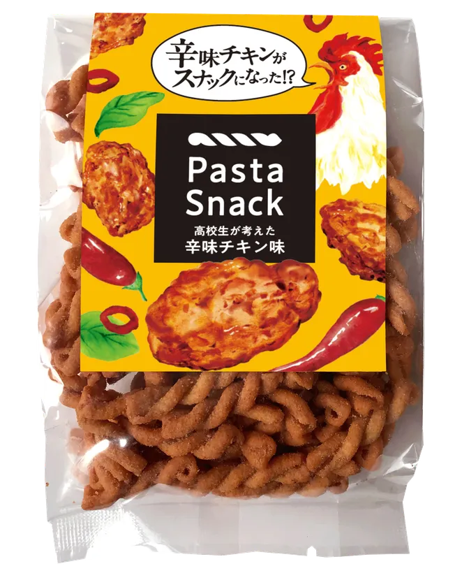 商品画像_パスタスナック高校生が考えた辛味チキン味
