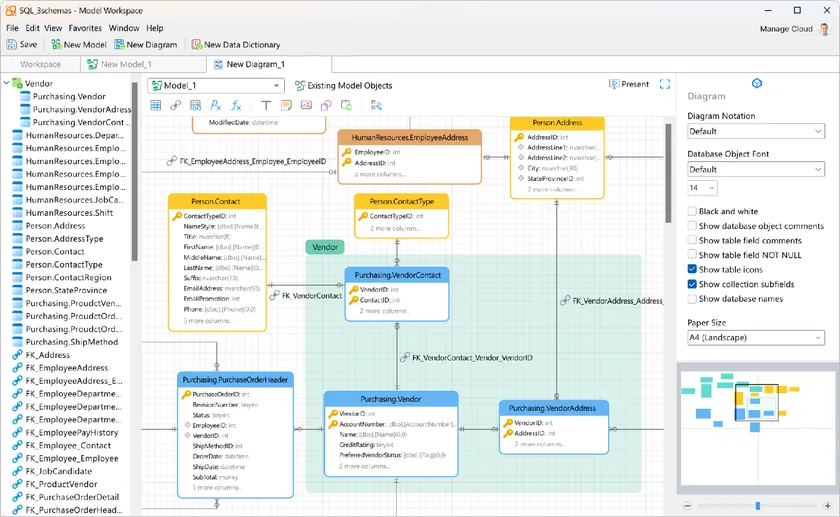 Navicat Data Modeler 5