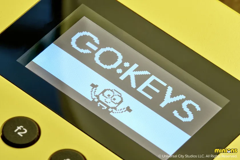 『GO:KEYS 3 Minion』　ディスプレイ