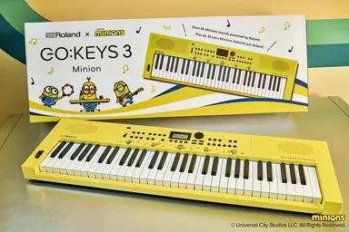 『GO:KEYS 3 Minion』と、 「ミニオン」をデザインした製品パッケージ