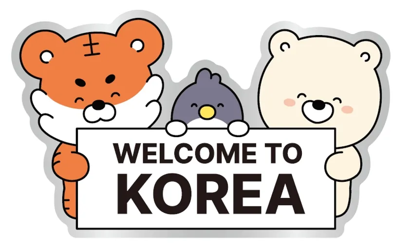 韓国観光公社特製ピンバッジ(イメージ)