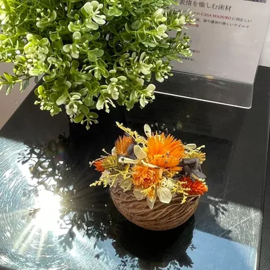 今回出店予定体験教室・フラワーアレンジメント講座
