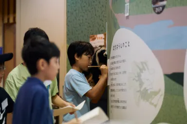 八王子市「生きもの展示室」で開催したジオキャンプ