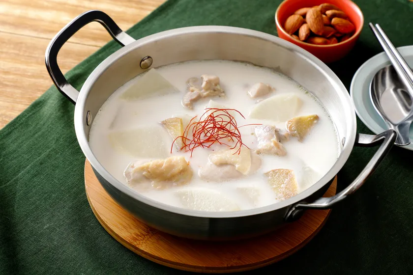 アーモンドミルク参鶏湯