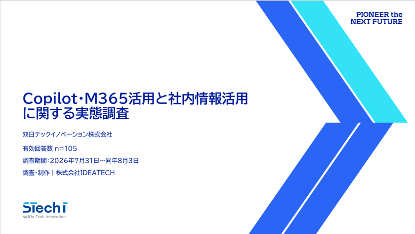 双日テックイノベーション、
『Copilot・M365活用実態調査』を公開