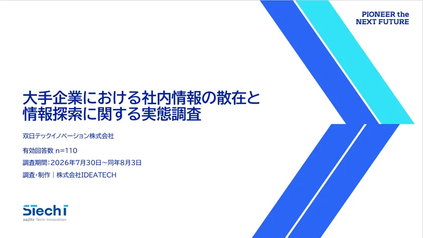 『大手企業における社内情報の散在と情報探索に関する実態調査』
