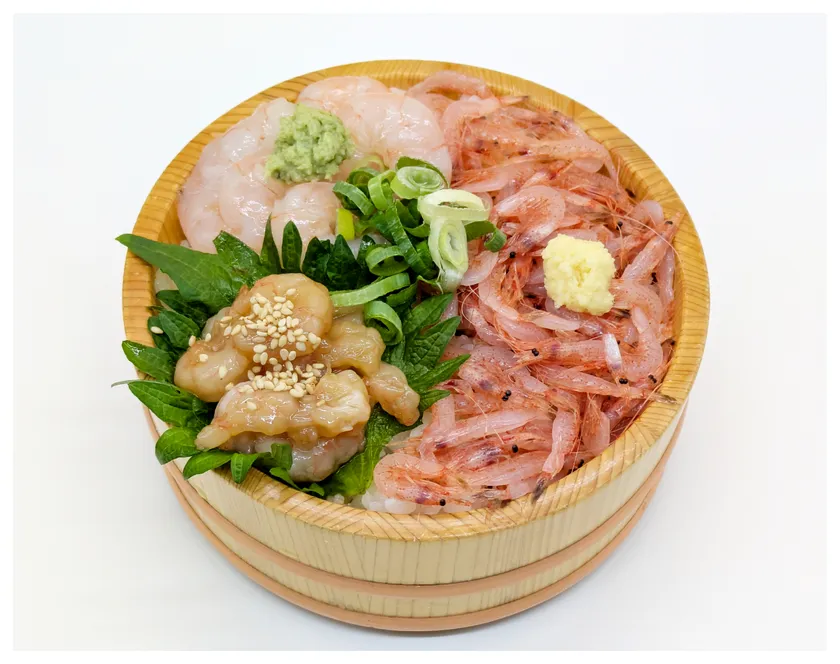 生エビ三種食べ比べ丼