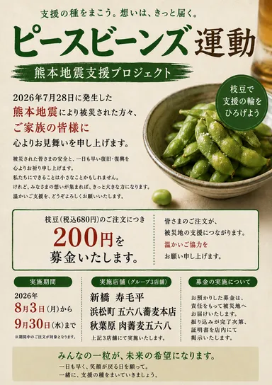店内の告知POP