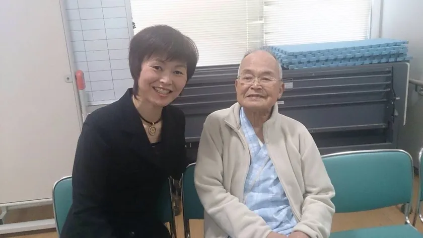 認知症が改善した父親と
