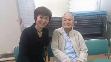 認知症が改善した父親と
