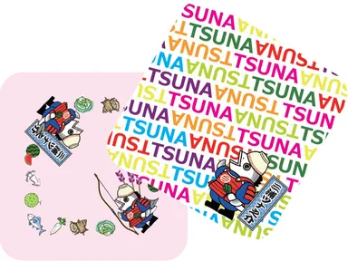 三浦市のゆるキャラ(R)「三浦ツナ之介」ミニタオル