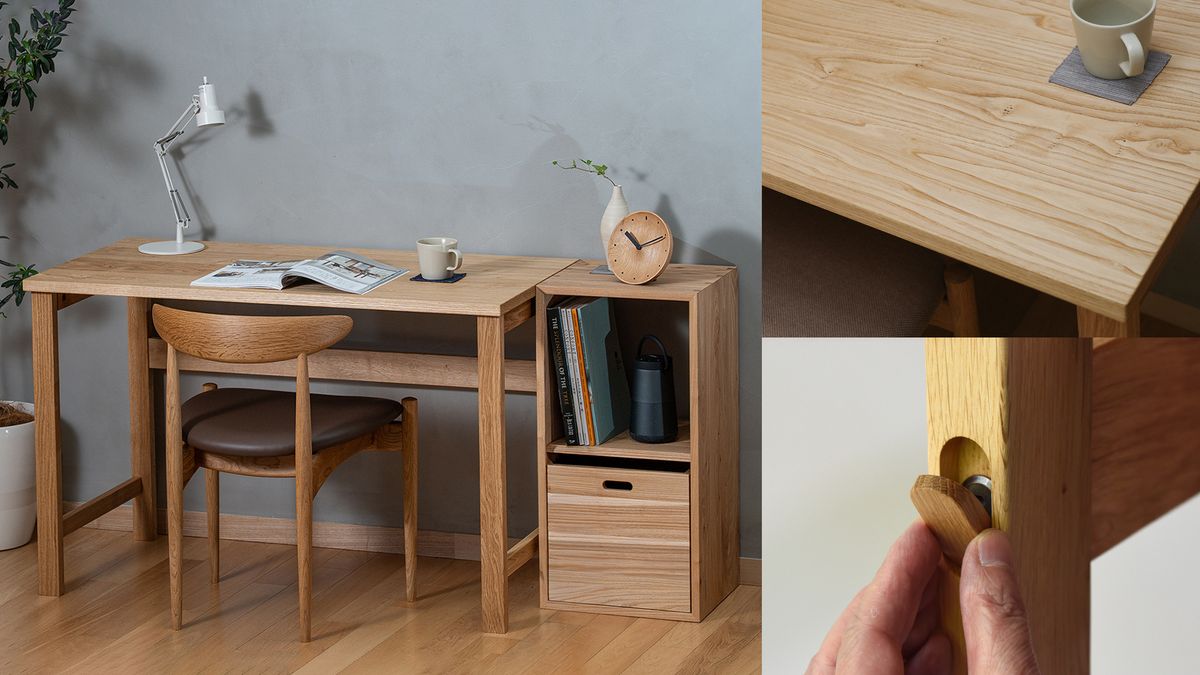国産材を活かしたテーブル、チェア、デスクが登場 オークヴィレッジが