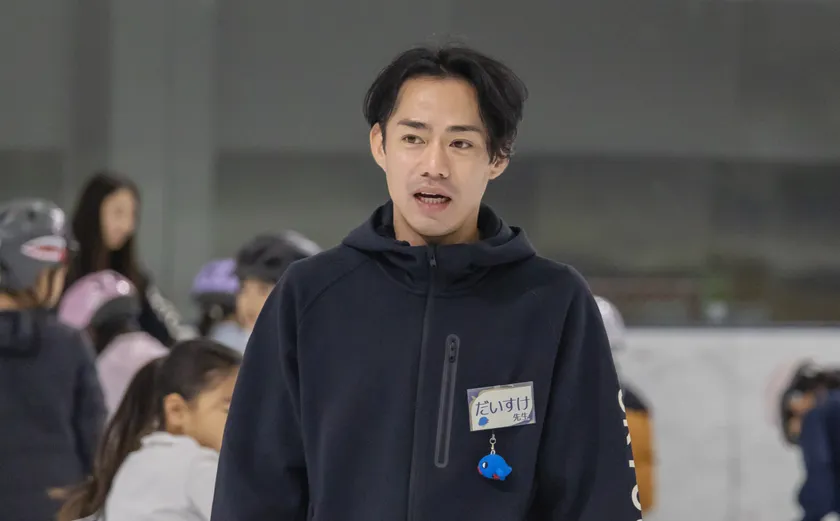 第9回スケート教室 高橋大輔さんの指導風景