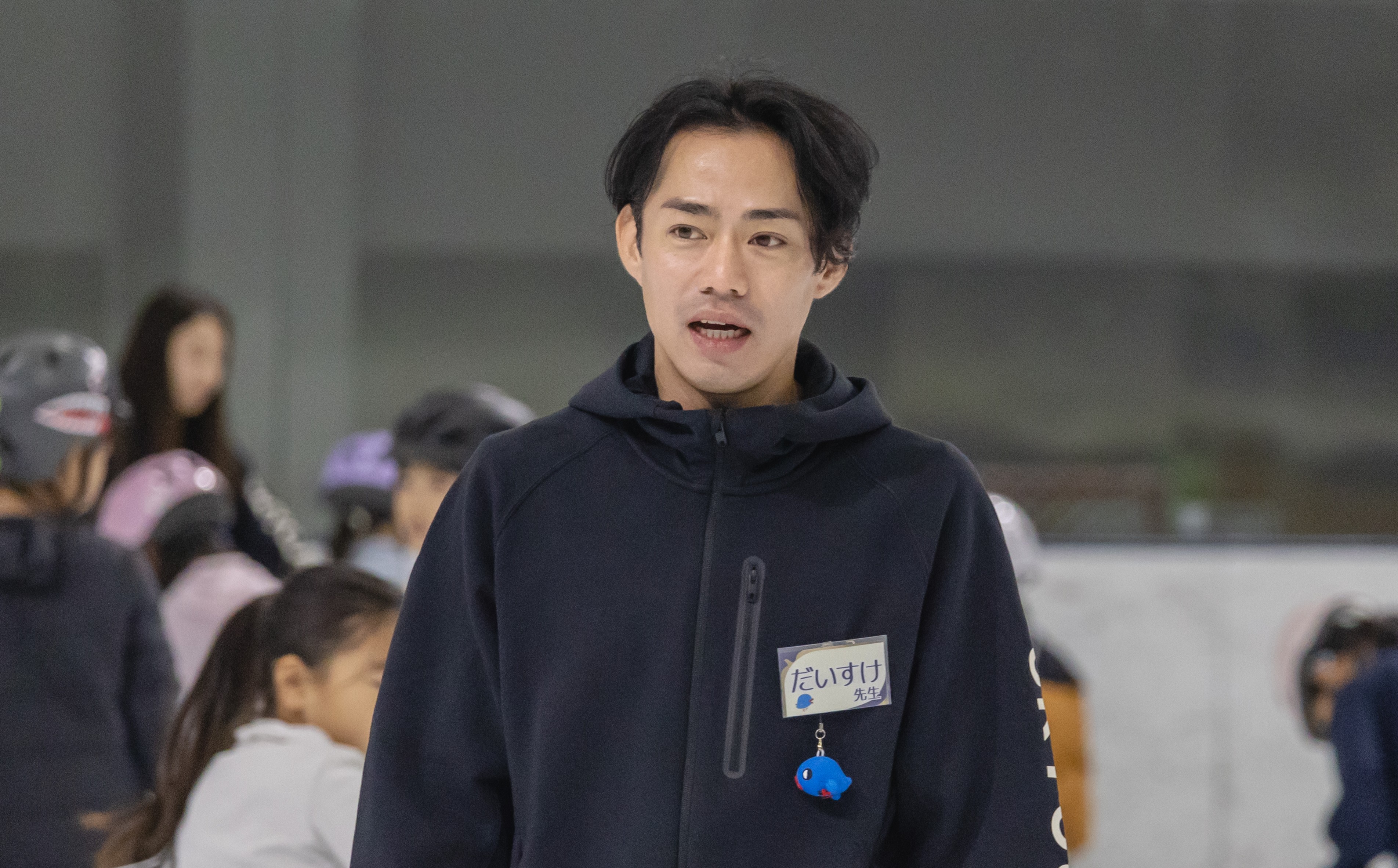 第9回スケート教室 高橋大輔さんの指導風景