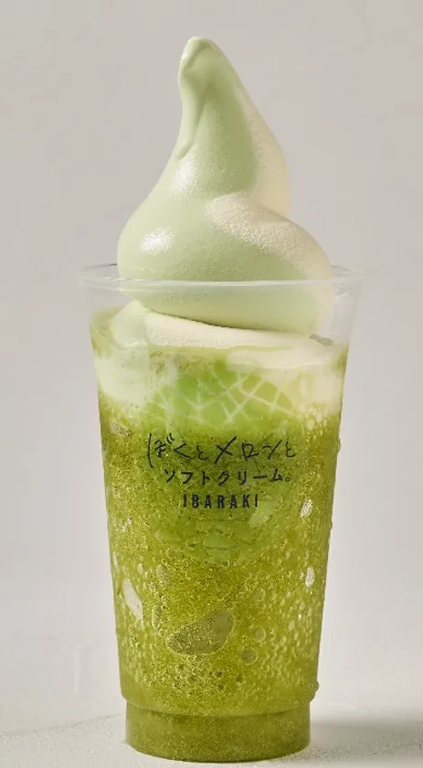 ぼくの飲むメロンアイスミックス