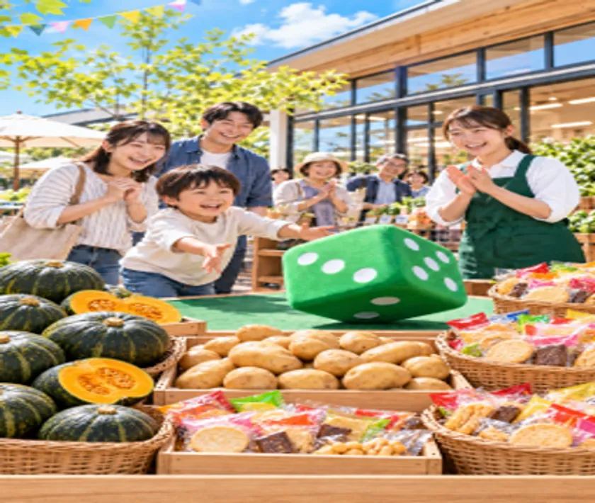 お野菜などが貰えるサイコロチャレンジ