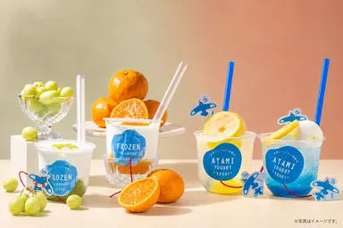 熱海ヨーグルト&アイス2GO. 「熱海ヨーグルトアイスフロート」＆熱海ヨーグルト発酵所 「フローズンヨーグルト」