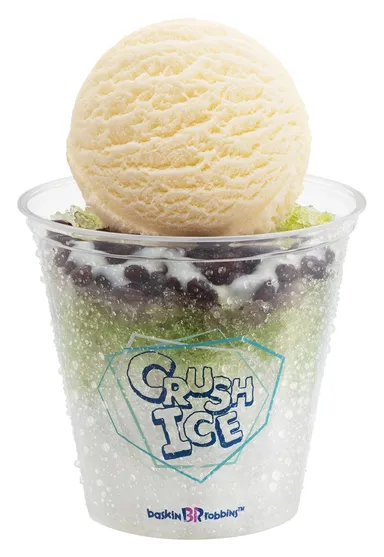 クラッシュアイス　抹茶あずき