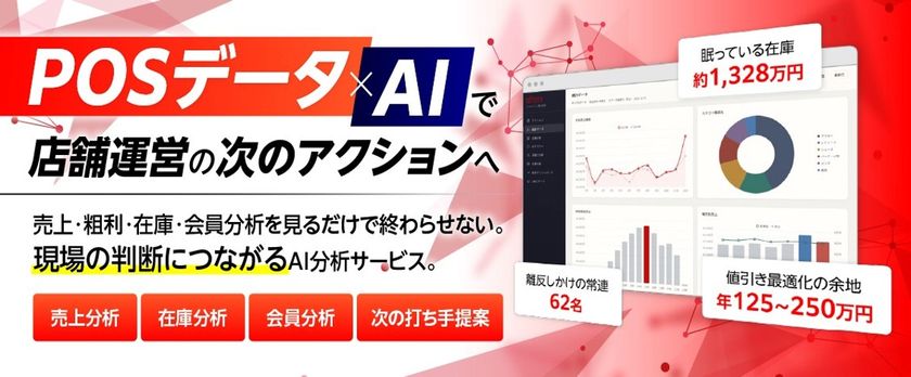 POSデータを眠らせない。AIが分析から
次のアクションまでを支援する「パワクラAI」提供開始